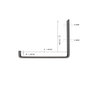 Hanah Home Estantería Decorativa de Pared Lam007 en Negro y Nogal